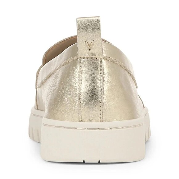 Vionic   Women's   Uptown   Loafer   Gold   Leather   Shoes - Picture 6 of 7